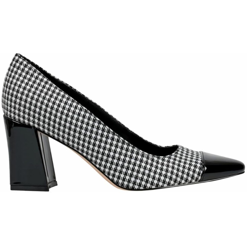 NIB Marc Fisher Kapila Houndstooth Pumps | Black & White | Size 7.5